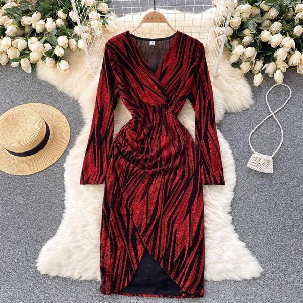 casual dresses a138 women fashion korean slim v-neck striped cross irregular dress long sleeve clothes vintage vestidos, Black;gray
casual dresses a138 women fashion korean slim v-neck striped cross irregular dress long sleeve clothes vintage vestidos, Black;gray