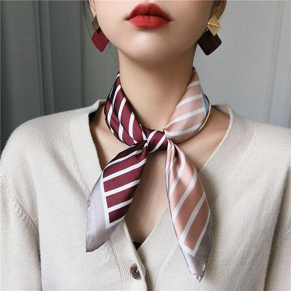 scarves 53cm choice digital positioning printing korean scarf women's silk neckerchief small square ladies satin hair neck, Blue;gray
scarves 53cm choice digital positioning printing korean scarf women's silk neckerchief small square ladies satin hair neck, Blue;gray