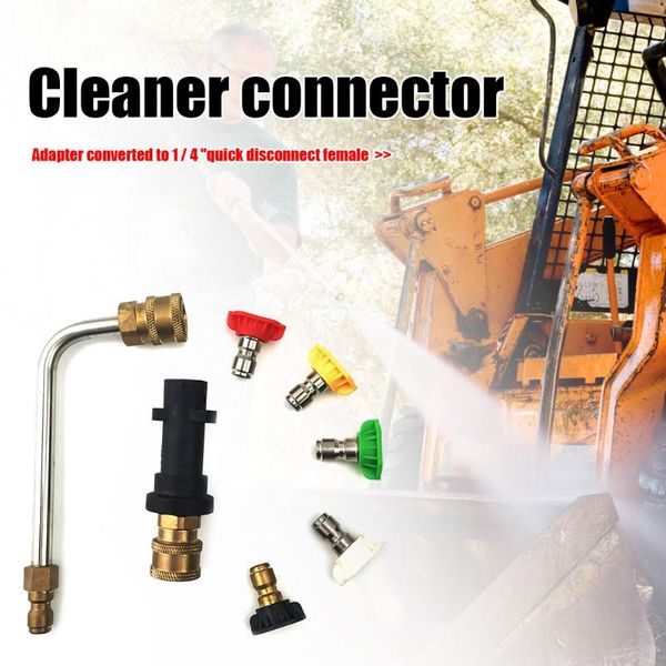 water gun & snow foam lance pressure washer adapter + 90 degree extension wand 5 tips for karcher
water gun & snow foam lance pressure washer adapter + 90 degree extension wand 5 tips for karcher