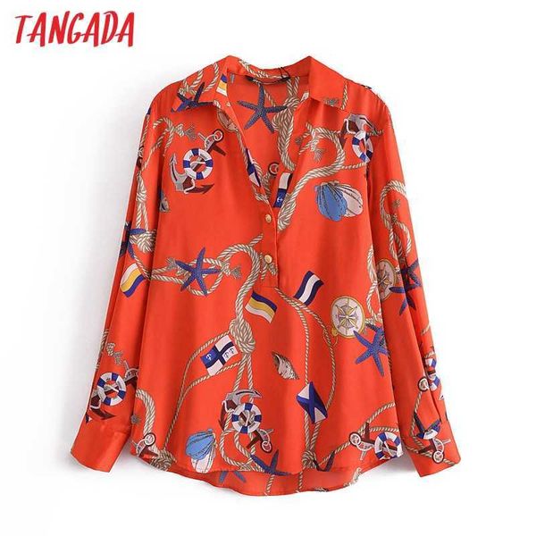tangada women retro print chiffon shirt blouse long sleeve chic high street female je15 210609, White
tangada women retro print chiffon shirt blouse long sleeve chic high street female je15 210609, White