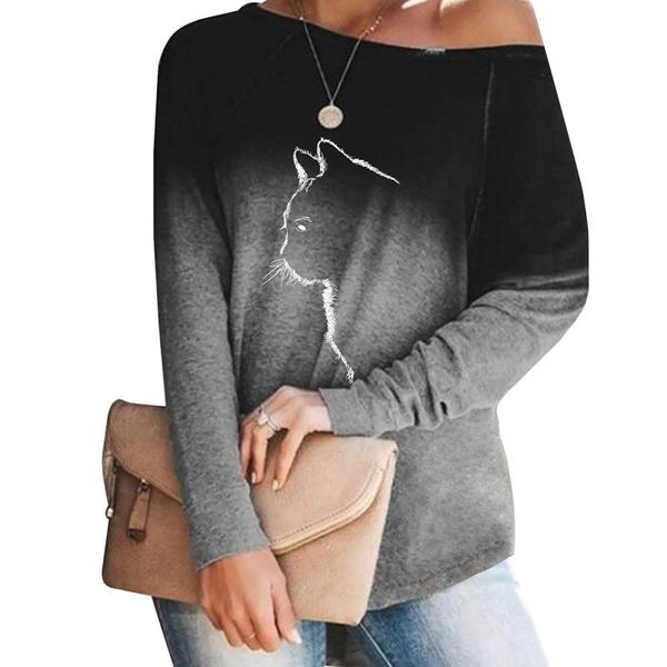 30# lovely t shirt women cat print gradients woman tshirts short sleeve round neck casual loose ladies mujer camisetas women's t-shirt, White
30# lovely t shirt women cat print gradients woman tshirts short sleeve round neck casual loose ladies mujer camisetas women's t-shirt, White