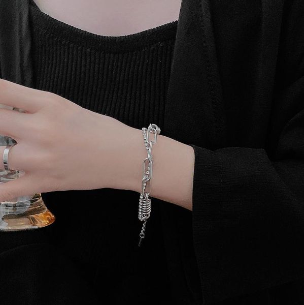 beaded, strands double zircon chain splicing spring personality pulseras de acero inoxidable para mujer bracelets for women gifts, Black
beaded, strands double zircon chain splicing spring personality pulseras de acero inoxidable para mujer bracelets for women gifts, Black