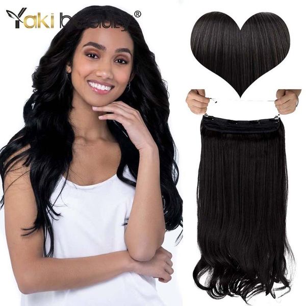 synthetic wigs body wave clip in hair one piece secret fish line hairpiece attached clip-on fake for women yaki beauty, Black
synthetic wigs body wave clip in hair one piece secret fish line hairpiece attached clip-on fake for women yaki beauty, Black