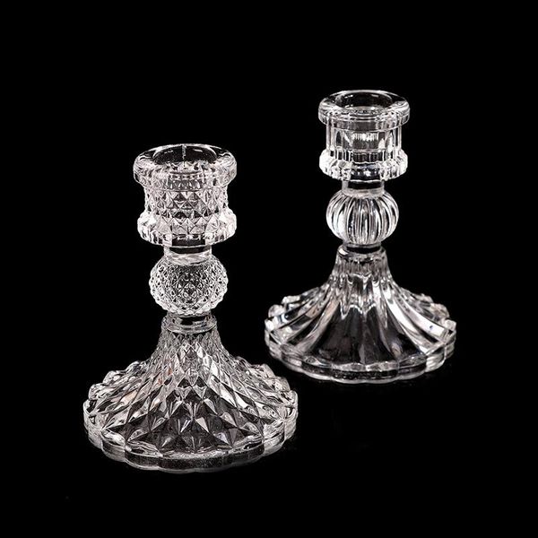 candle holders vintage glass clear candlestick dinner holder home wedding decorations
candle holders vintage glass clear candlestick dinner holder home wedding decorations