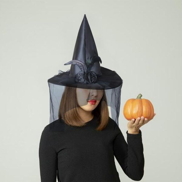 wide brim hats fashsiualy fashion lace cosplay party personality witch hat casual tide christmas present halloween fedoras, Blue;gray
wide brim hats fashsiualy fashion lace cosplay party personality witch hat casual tide christmas present halloween fedoras, Blue;gray