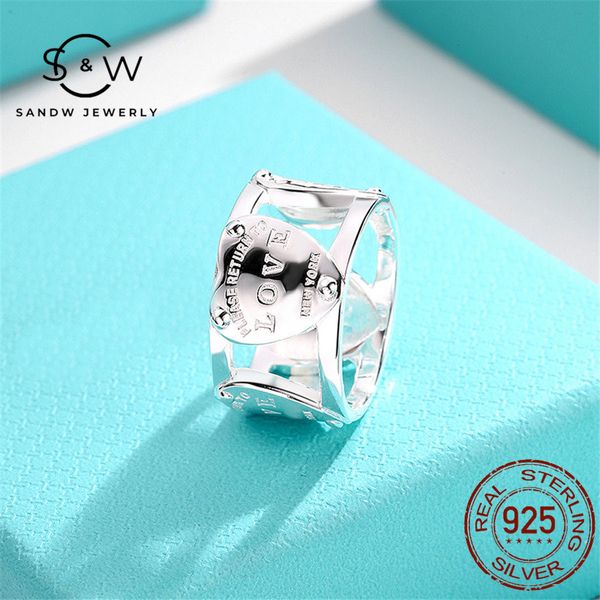 sandw s925 sterling silver jewelry love wide rings ladies original design sense for girlfriend birthday gift wedding banquet hundred matchin
sandw s925 sterling silver jewelry love wide rings ladies original design sense for girlfriend birthday gift wedding banquet hundred matchin