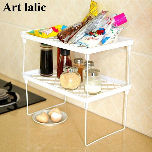 hooks & rails big size adjustable kitchen storage rack metal cupboard shelf non-skid spice single layer kitchenware organizer
hooks & rails big size adjustable kitchen storage rack metal cupboard shelf non-skid spice single layer kitchenware organizer