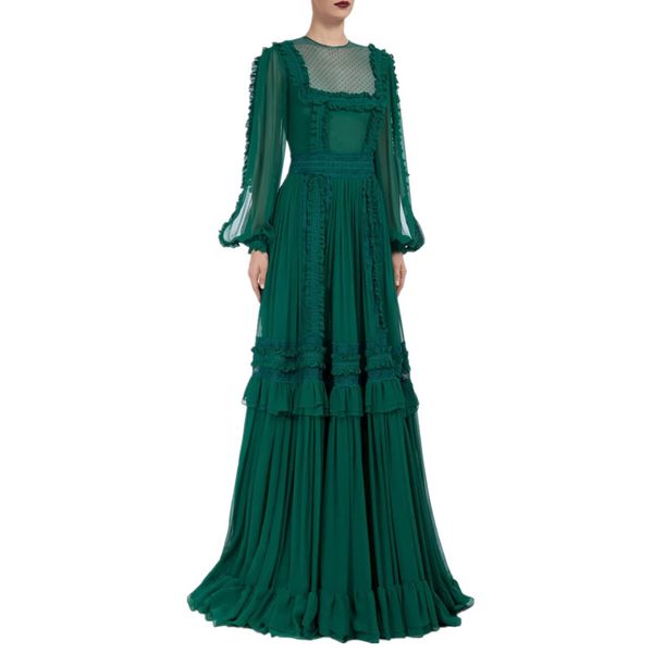 dresses 2021 boho maxi spring summer split sleeve ruffles lace long women red/green chiffon beach pleated es, Black;gray
dresses 2021 boho maxi spring summer split sleeve ruffles lace long women red/green chiffon beach pleated es, Black;gray