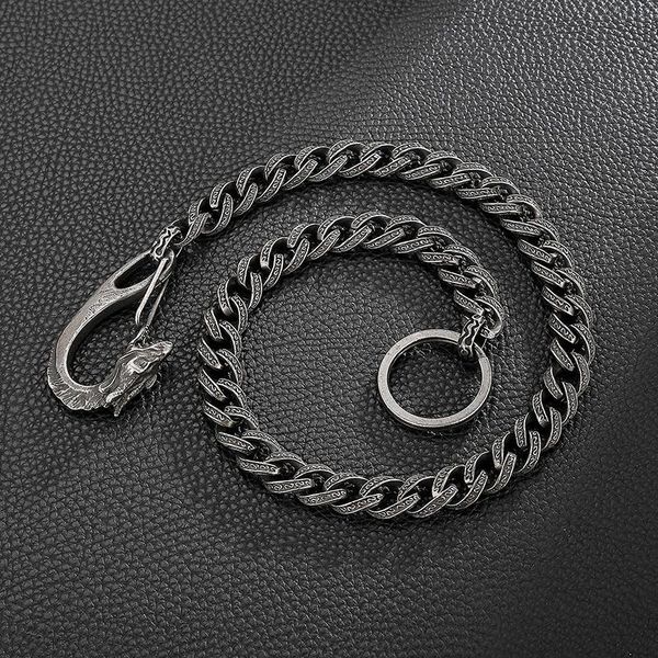 chokers 59cm cuban chain necklace for men retro color stainless steel man dragon head buckle choker fashion homens jewelry accessories, Golden;silver
chokers 59cm cuban chain necklace for men retro color stainless steel man dragon head buckle choker fashion homens jewelry accessories, Golden;silver