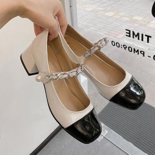 fashion women pumps thick heel mary jane shoes heels square ladies office party wedding dress, Black
fashion women pumps thick heel mary jane shoes heels square ladies office party wedding dress, Black