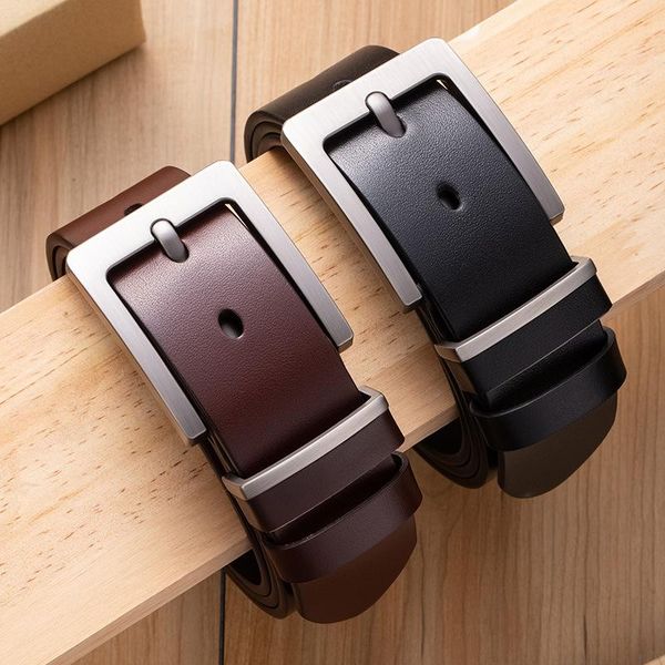 belts classic head leather men's belt casual korean jeans cow genuine luxury strap male pin buckle business, Black;brown
belts classic head leather men's belt casual korean jeans cow genuine luxury strap male pin buckle business, Black;brown