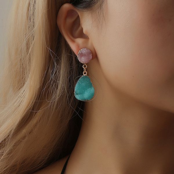 fashion earrings national style exquisite color imitation crystal round alloy earrings, Silver
fashion earrings national style exquisite color imitation crystal round alloy earrings, Silver
