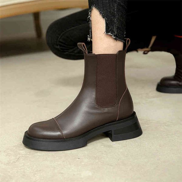 dress shoes qutaa 2022 cow leather autumn winter ladies pumps slip on ankle boots square med heel round toe quality women size 34-39 byrp, Black
dress shoes qutaa 2022 cow leather autumn winter ladies pumps slip on ankle boots square med heel round toe quality women size 34-39 byrp, Black