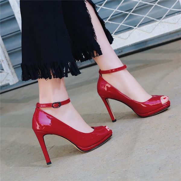 dress shoes ymechic lady party office career high heels buckle ankle strap open peep toe women plus size pumps black red summer
dress shoes ymechic lady party office career high heels buckle ankle strap open peep toe women plus size pumps black red summer
