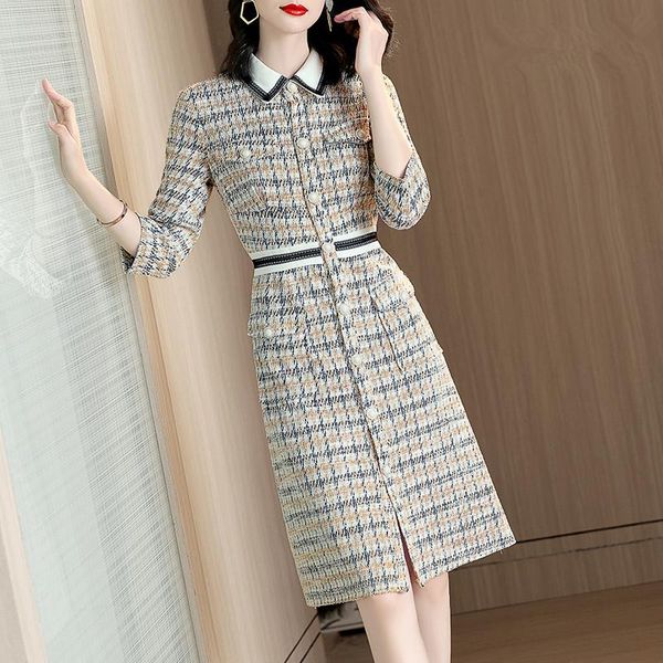 casual dresses elegant women woolen tweed dress party slim bodycon skinny autumn spring vestidos temperament, Black;gray
casual dresses elegant women woolen tweed dress party slim bodycon skinny autumn spring vestidos temperament, Black;gray