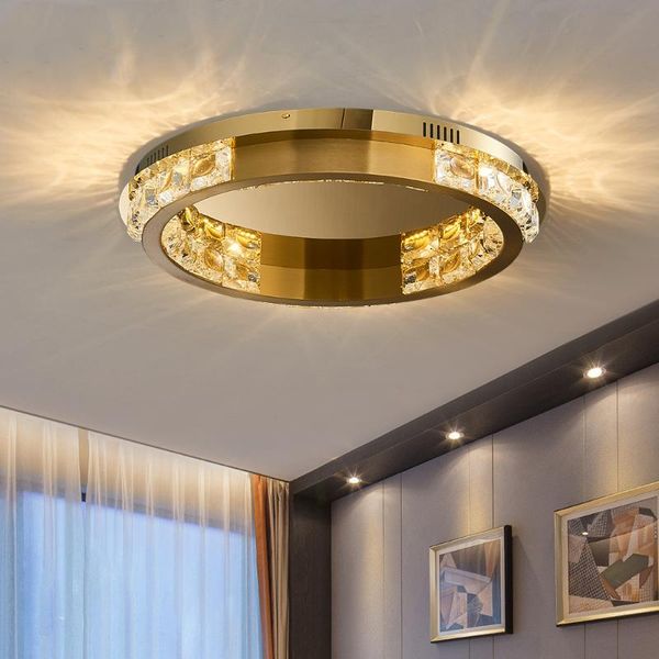 ceiling lights modern led crystal chandelier for living dining room lamp cricle stainless steel cristal lustre lighting fixture
ceiling lights modern led crystal chandelier for living dining room lamp cricle stainless steel cristal lustre lighting fixture