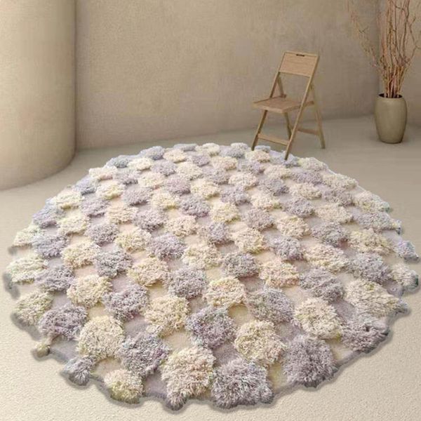 carpets round shaped 3d pattern thickness polyester floor mat, big size nordic style kid's room decoration area rug
carpets round shaped 3d pattern thickness polyester floor mat, big size nordic style kid's room decoration area rug