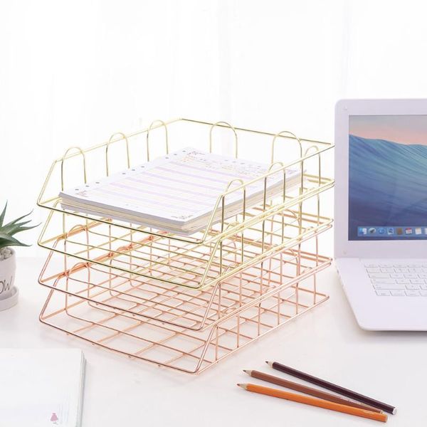 storage baskets magazine spaper organizer nordic rose gold metal stackable basket frame rack office deska4 paper finishing
storage baskets magazine spaper organizer nordic rose gold metal stackable basket frame rack office deska4 paper finishing