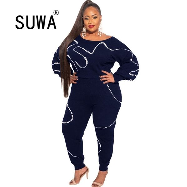 artificial pearl patchwork all black 2 piece pants matching sets women wholesale plus size xl-5xl clothes sweatshirt trouser 210525, White
artificial pearl patchwork all black 2 piece pants matching sets women wholesale plus size xl-5xl clothes sweatshirt trouser 210525, White