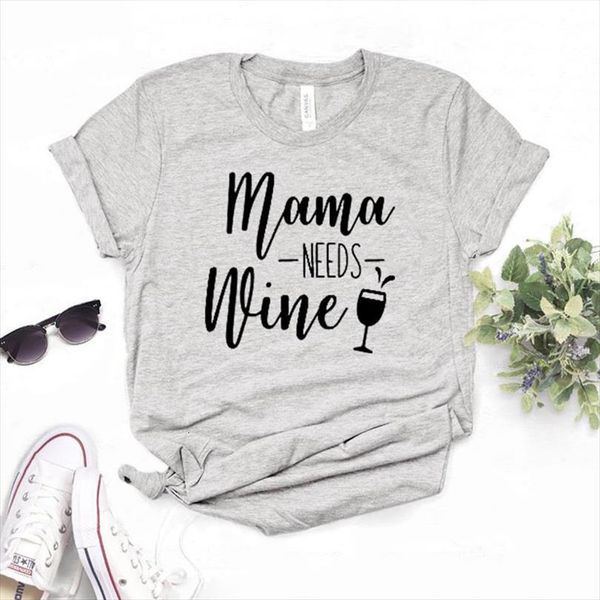 mama needs wine and men t shirts women cotton casual funny for lady yong street tee 6 colors mf, White;black
mama needs wine and men t shirts women cotton casual funny for lady yong street tee 6 colors mf, White;black