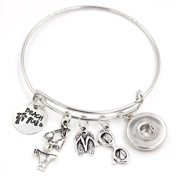 charm bracelets 18mm snap jewelry wire bangle beach girl slipper bikini liobonar buttons charms for women ladies gifts, Golden;silver
charm bracelets 18mm snap jewelry wire bangle beach girl slipper bikini liobonar buttons charms for women ladies gifts, Golden;silver