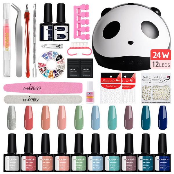 nail art kits manicure set uv gel polish kit complete painting 36w drying lamp semi permanent varnish
nail art kits manicure set uv gel polish kit complete painting 36w drying lamp semi permanent varnish