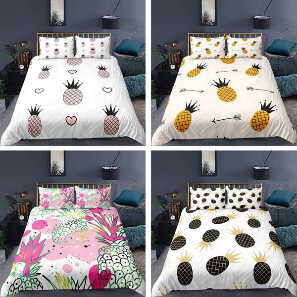pineapple bedding set 3d printed luxury duvet cover with pillowcases 2/3pcs plant bedroom decor size twin full king sets
pineapple bedding set 3d printed luxury duvet cover with pillowcases 2/3pcs plant bedroom decor size twin full king sets