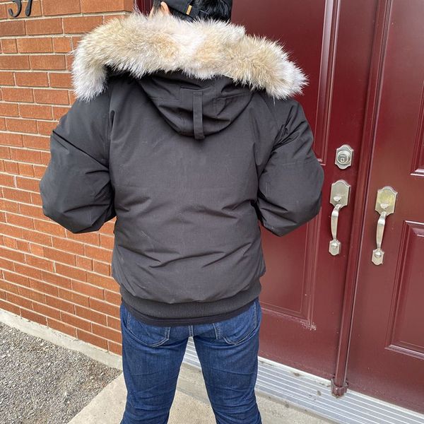 black chilliwack bomber parkas with coyote fur trim 625 white duck men down jackets ykk zipper
black chilliwack bomber parkas with coyote fur trim 625 white duck men down jackets ykk zipper