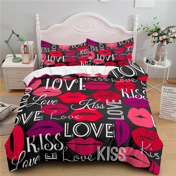 bedding sets 3d custom comforter duvet quilt cover lips set pillowcase colorful king double single size home textiles
bedding sets 3d custom comforter duvet quilt cover lips set pillowcase colorful king double single size home textiles
