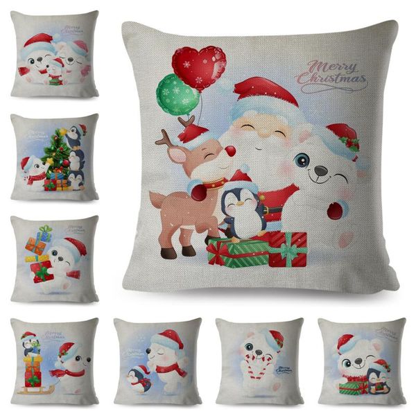 santa claus cushion cover for home sofa children room decor merry christmas cartoon bear cat pillowcase linen pillow case 45x45 cushion/deco
santa claus cushion cover for home sofa children room decor merry christmas cartoon bear cat pillowcase linen pillow case 45x45 cushion/deco