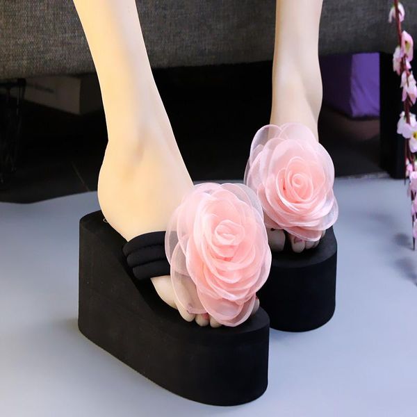 slippers women summer flat shoes female on a wedge rubber flip flops pantofle slides low heeled mules hawaiian 2021 beach high f, Black
slippers women summer flat shoes female on a wedge rubber flip flops pantofle slides low heeled mules hawaiian 2021 beach high f, Black