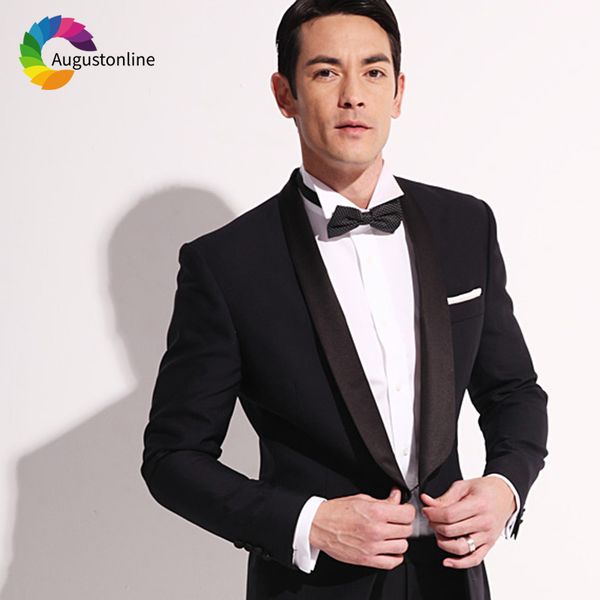 men's suits & blazers black shawl lapel men for wedding groom evening party prom blazer slim fit formal custom tuxedo terno traje, White;black
men's suits & blazers black shawl lapel men for wedding groom evening party prom blazer slim fit formal custom tuxedo terno traje, White;black