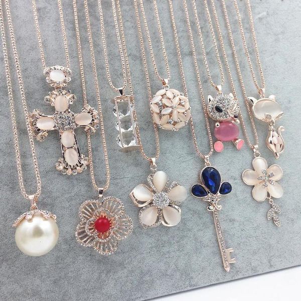 sweater chain stone necklaces pendants new jewelry rose flower cross cat eye gem stone owl austrian crystal fashion pendants necklace, Silver
sweater chain stone necklaces pendants new jewelry rose flower cross cat eye gem stone owl austrian crystal fashion pendants necklace, Silver