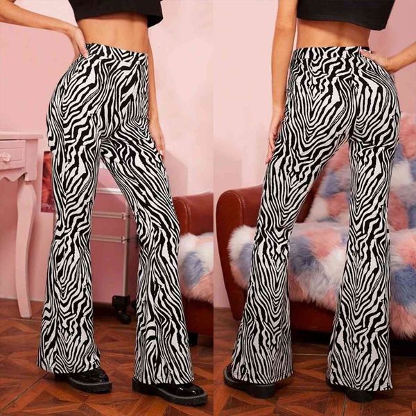 zebra print wide leg trousers womens pant high waist autumn women fashion casual female streetwear, Black;white
zebra print wide leg trousers womens pant high waist autumn women fashion casual female streetwear, Black;white