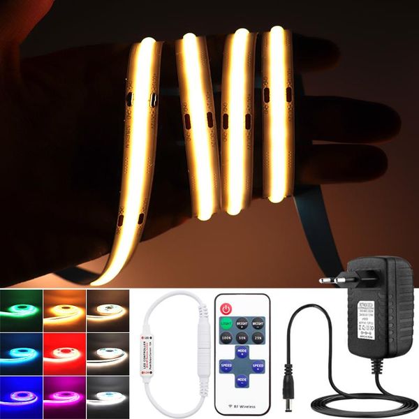 emergency lights dimmable 24v 12v flexible led cob strip light bar for decoration lighting ra 90 red blue green warm cold white soft tape
emergency lights dimmable 24v 12v flexible led cob strip light bar for decoration lighting ra 90 red blue green warm cold white soft tape
