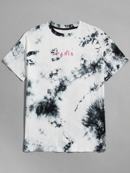 romwe guys letter graphic tie dye tee o7wx#, White;black
romwe guys letter graphic tie dye tee o7wx#, White;black