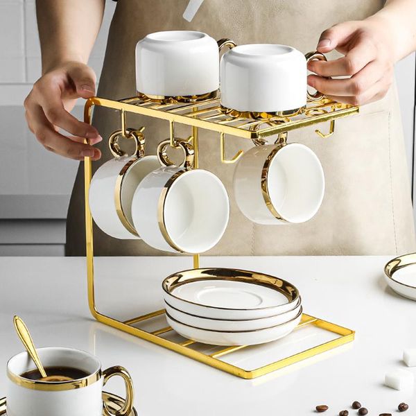 cups & saucers luxury creative porcelain coffee cup nordic household gold trim afternoon tea retro gift xicara de cha porcelana kc50bd
cups & saucers luxury creative porcelain coffee cup nordic household gold trim afternoon tea retro gift xicara de cha porcelana kc50bd
