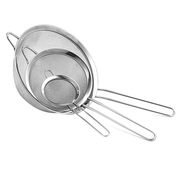 colanders & strainers stainless steel fine colander sieve sifters with long handle for kitchen food, small medium large size tea coffee powd
colanders & strainers stainless steel fine colander sieve sifters with long handle for kitchen food, small medium large size tea coffee powd