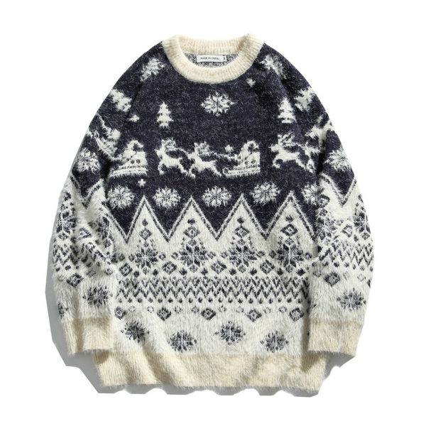 sweater spring couple fashionable retro mesh harajuku men's clothes pull homme 2021 sweater, White;black
sweater spring couple fashionable retro mesh harajuku men's clothes pull homme 2021 sweater, White;black