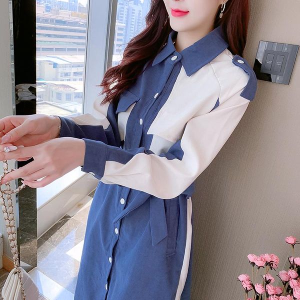 casual dresses blue bow long sleeved shirt korean fashion kawaii women's elegant autumn for women 2021 female clothing, Black;gray
casual dresses blue bow long sleeved shirt korean fashion kawaii women's elegant autumn for women 2021 female clothing, Black;gray