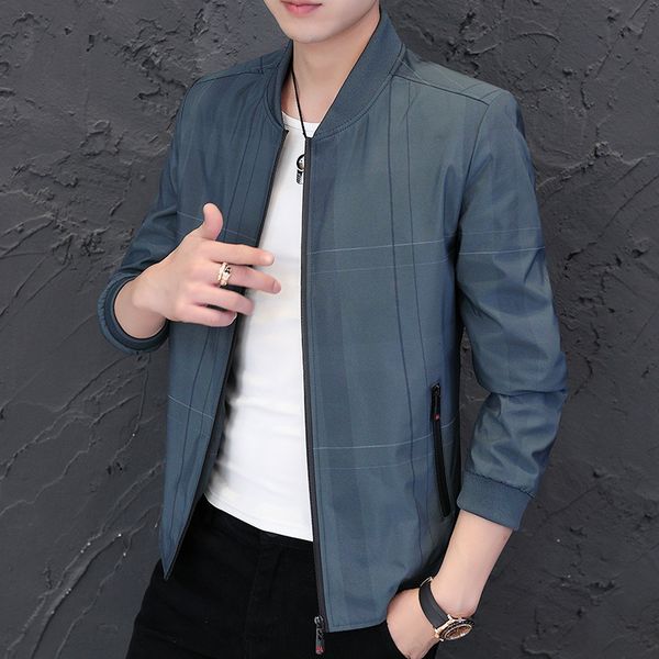 jacket men's 2021 spring korean stand collar youth fashion slim trend wear, Black;brown
jacket men's 2021 spring korean stand collar youth fashion slim trend wear, Black;brown