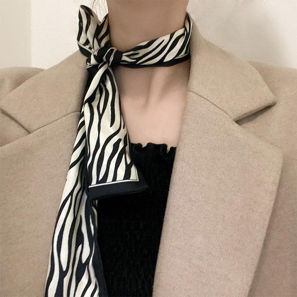 retro small long silk scarf headband female streamer fashion ribbon tie hair band out bow four seasons scarves, Blue;gray
retro small long silk scarf headband female streamer fashion ribbon tie hair band out bow four seasons scarves, Blue;gray