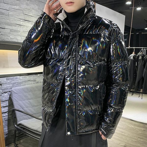 men's down & parkas 2021 men parka winter glossy white duck jacket coat mens warm jackets male stand collar zipper coats, Black
men's down & parkas 2021 men parka winter glossy white duck jacket coat mens warm jackets male stand collar zipper coats, Black
