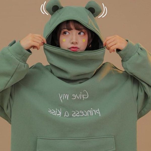 women's hoodies & sweatshirts women winter long sleeve oversized sweatshirt cute frog eyes zip up letters embroidery solid color pullov, Black
women's hoodies & sweatshirts women winter long sleeve oversized sweatshirt cute frog eyes zip up letters embroidery solid color pullov, Black