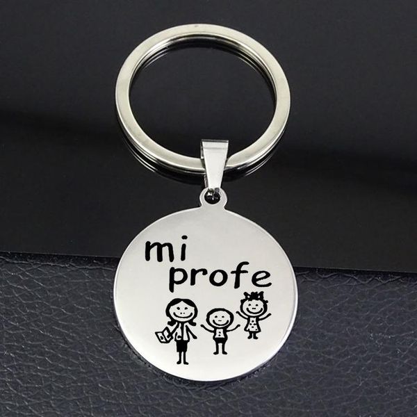 keychains 2021 "mi profe" disc keychain graduation souvenir gift keyring jewelry wholesale price yp6804, Silver
keychains 2021 "mi profe" disc keychain graduation souvenir gift keyring jewelry wholesale price yp6804, Silver