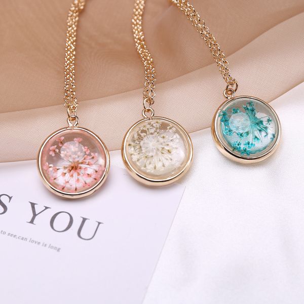 factory wholesale jewelry dry flower transparent necklace women's necklace personalized creative jewelry n680 party gift
factory wholesale jewelry dry flower transparent necklace women's necklace personalized creative jewelry n680 party gift