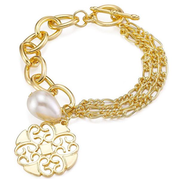 link, chain european and american fashion high-end ladies sense adjustable bracelet temperament pearl jewelry, Black
link, chain european and american fashion high-end ladies sense adjustable bracelet temperament pearl jewelry, Black