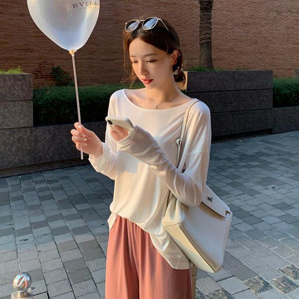 women's t-shirt womengaga loose casual pink solid plus sweet women long sleeve for besummer korean clothes vegan nn55, White
women's t-shirt womengaga loose casual pink solid plus sweet women long sleeve for besummer korean clothes vegan nn55, White