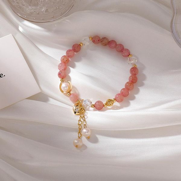 women sweet retro crystal imitation pearl metal chain heart pendant bracelets for girl simple jewelry accessories charm, Golden;silver
women sweet retro crystal imitation pearl metal chain heart pendant bracelets for girl simple jewelry accessories charm, Golden;silver