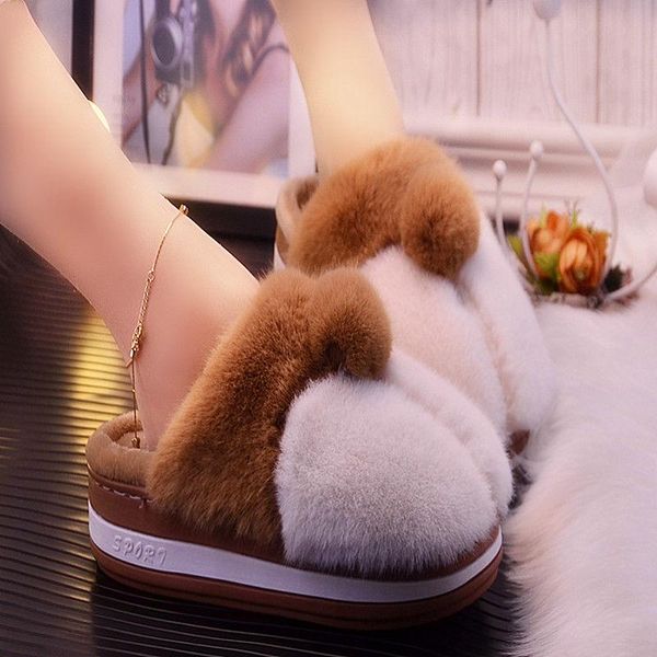 korean trend platform slippers women furry slides with fur shoes girls lovely pompon female home soft, Black
korean trend platform slippers women furry slides with fur shoes girls lovely pompon female home soft, Black